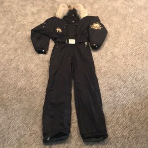 Bogner one piece ski suit.
